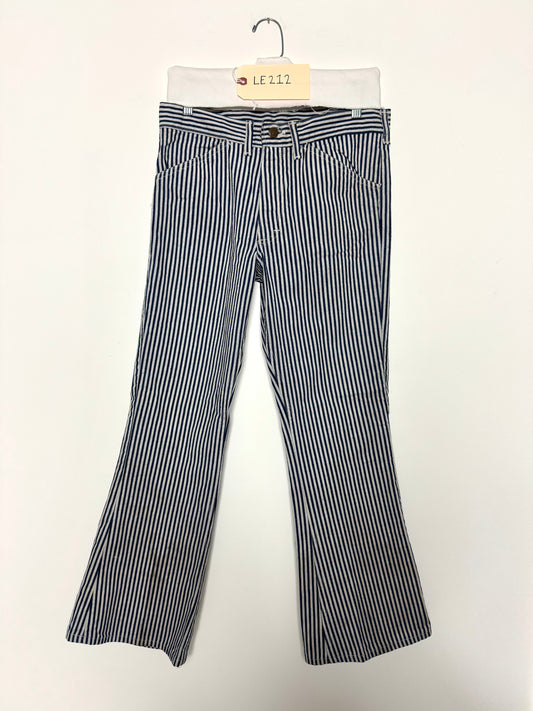 LE212 1970's Lee striped flare Jean