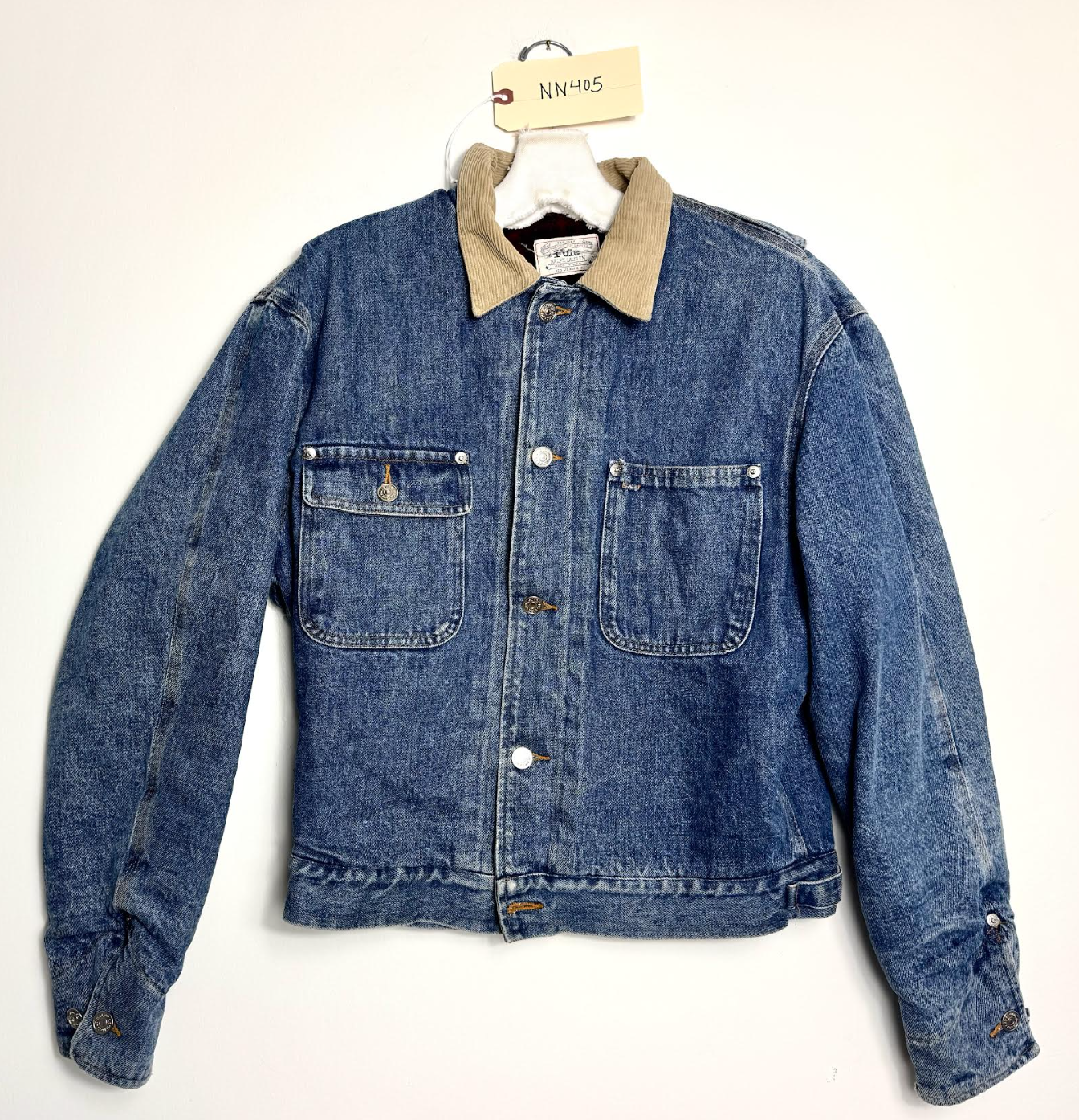 NN405  1980s Polo Ralph Lauren Dungarees Blanket-Lined Workwear Jacket