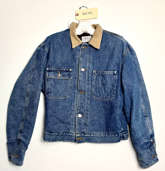 NN405  1980s Polo Ralph Lauren Dungarees Blanket-Lined Workwear Jacket
