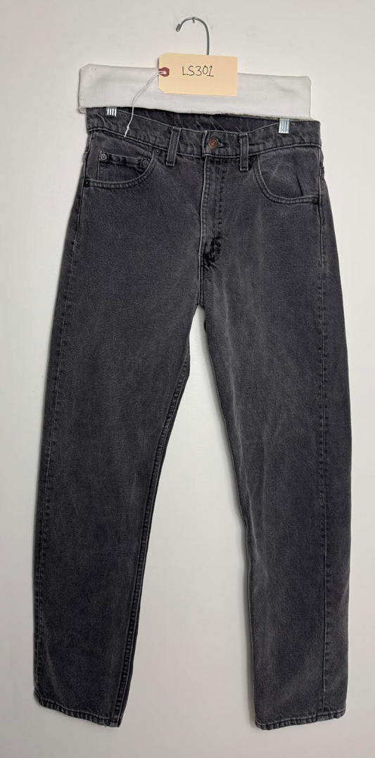 LS301 1980's Little E Levi's 505 Black to Grey Jean
