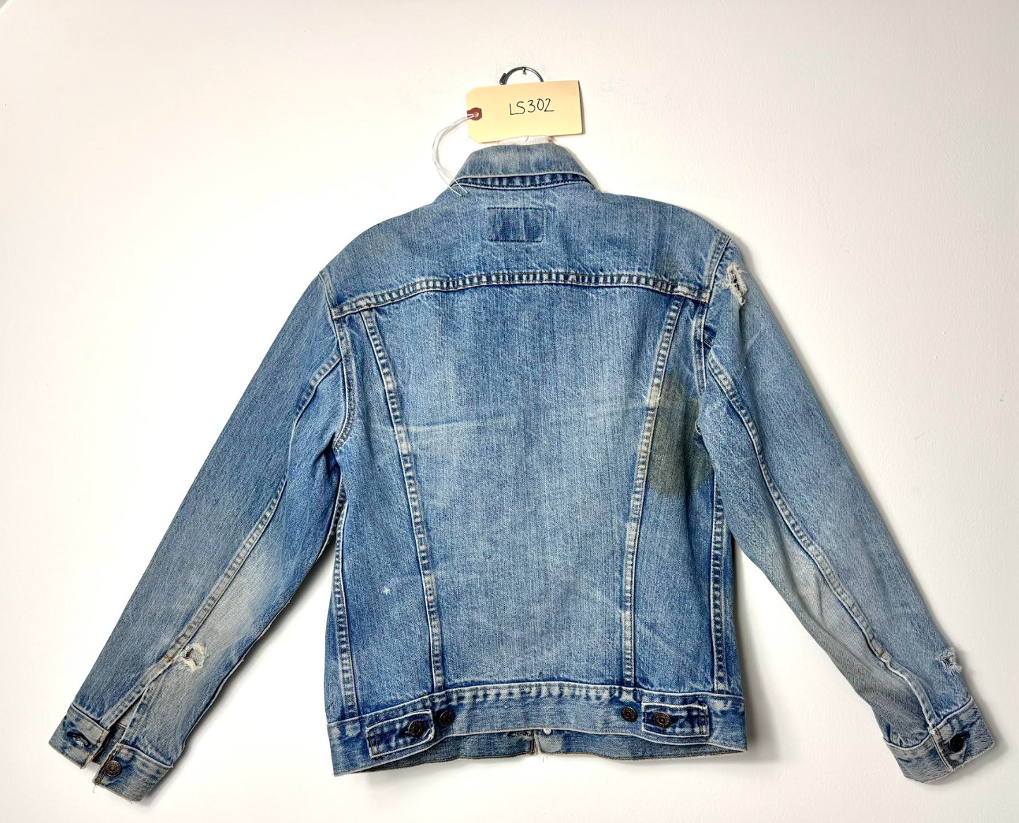 LS302 1970's Levi's Little E Classic Denim Jacket.