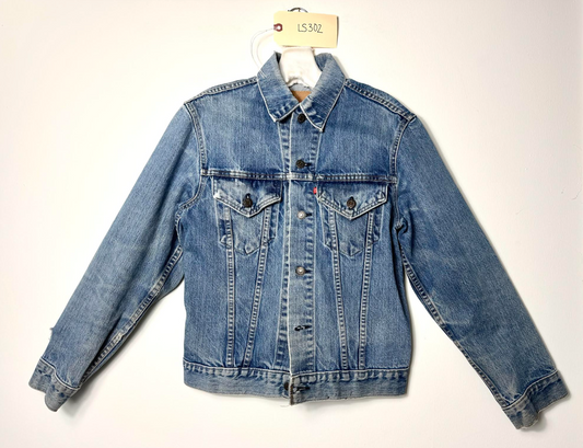 LS302 1970's Levi's Little E Classic Denim Jacket.