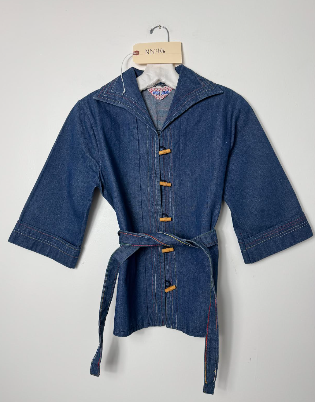 NN406 1970's West Jeans Denim Tunic
