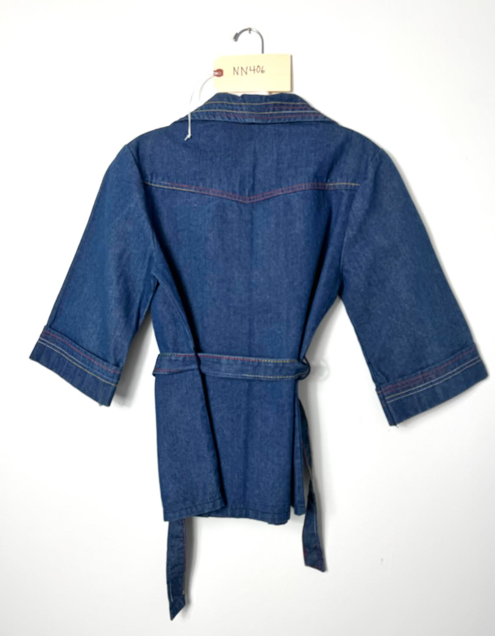 NN406 1970's West Jeans Denim Tunic