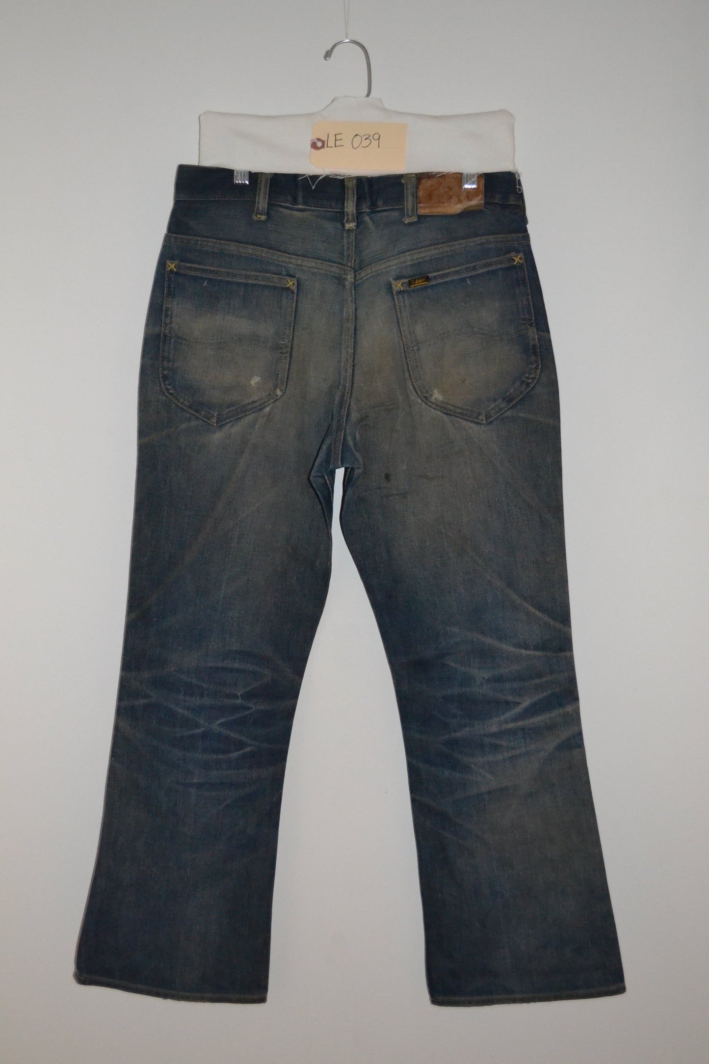 1960's Vintage Lee Jean in Broken Twill with a Faded Leather Patch LE039