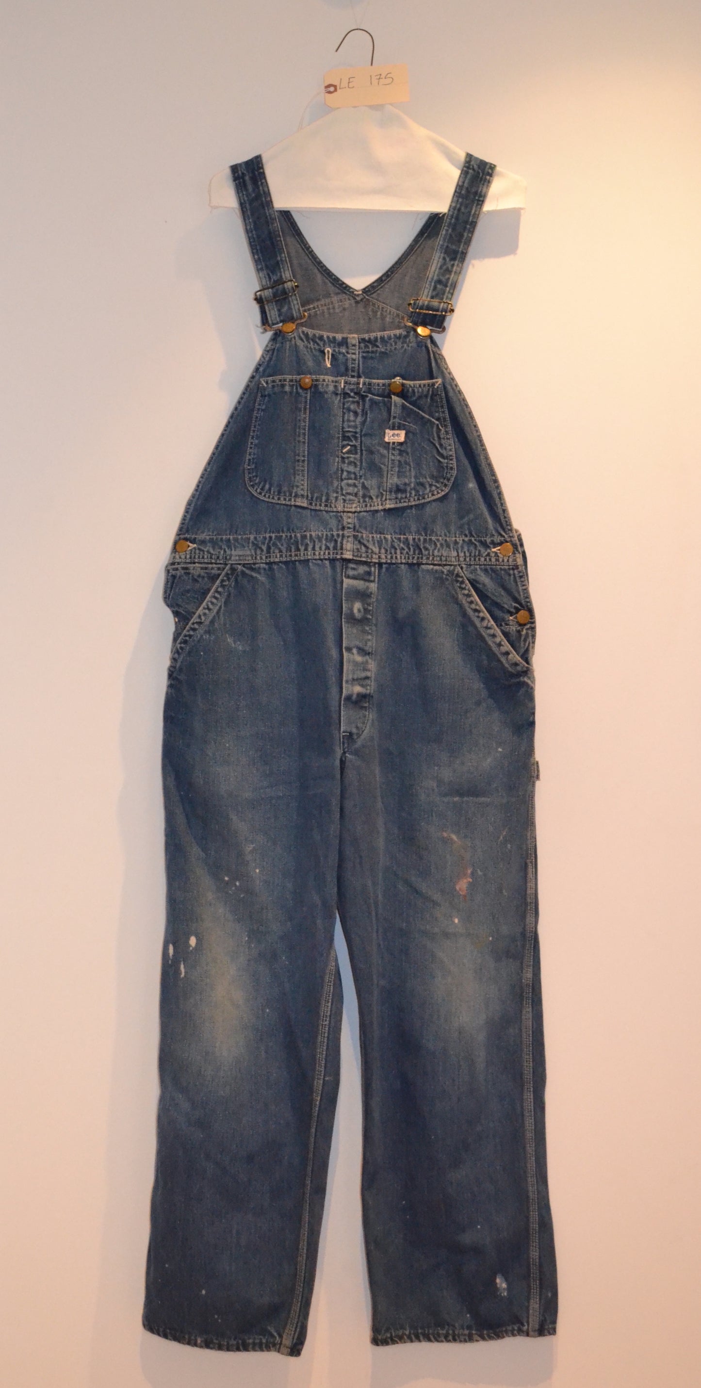 1970's Lee Vintage 2x1 Denim Overall LE175
