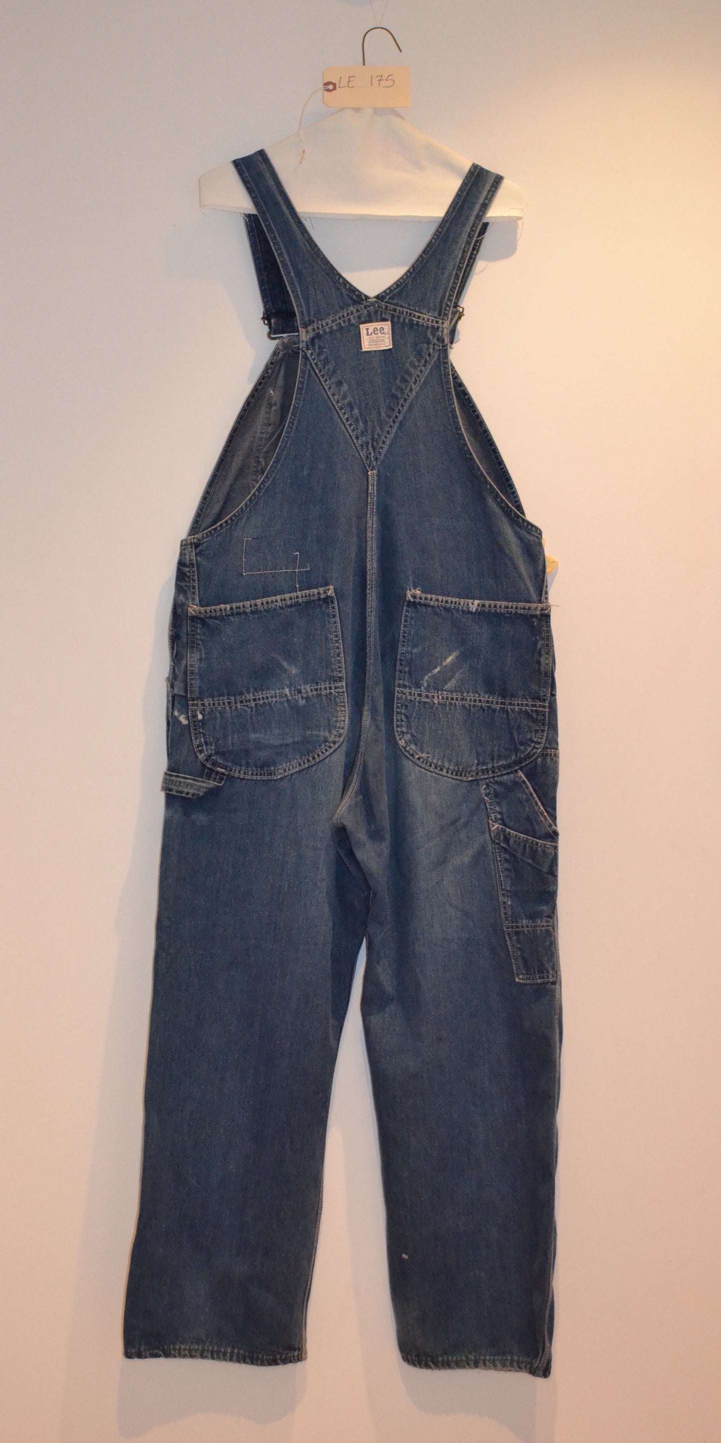 1970's Lee Vintage 2x1 Denim Overall LE175