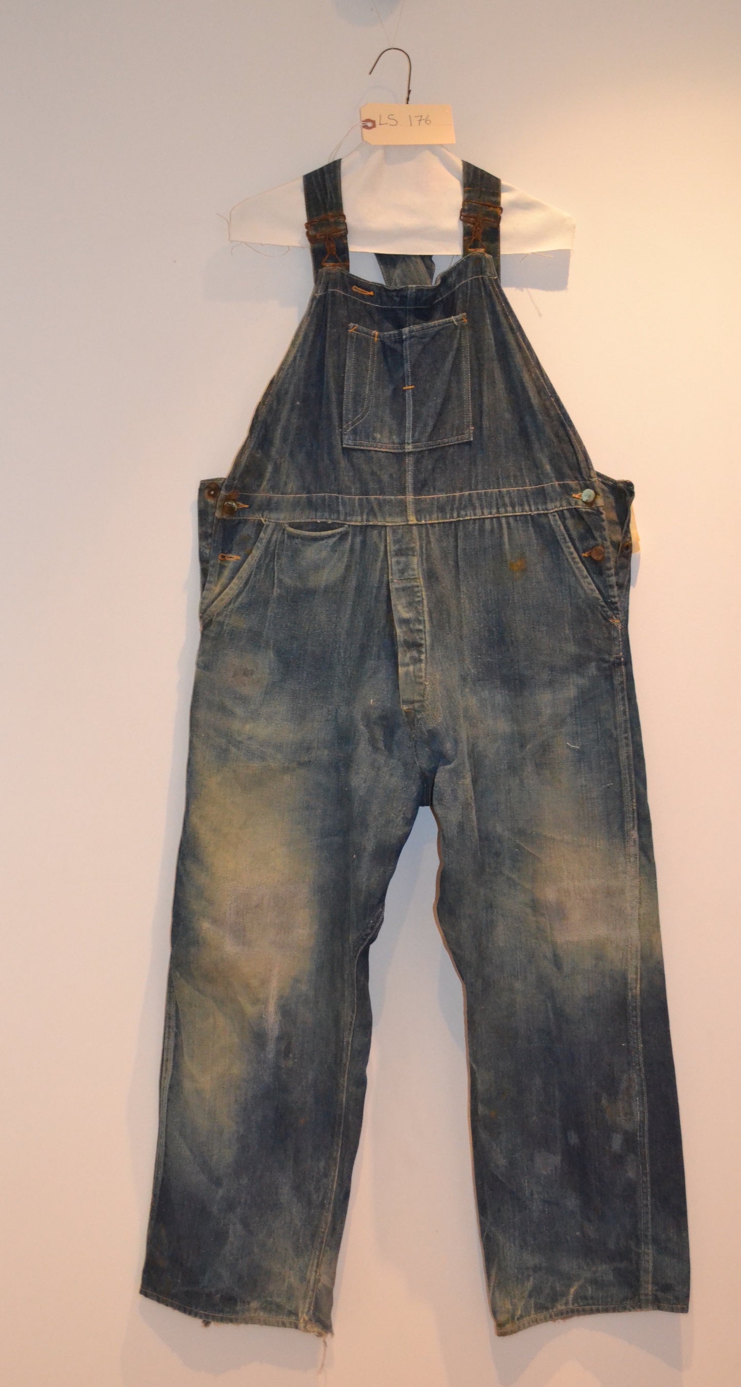 1915 Vintage Denim Overall 2 Horse brand LS176