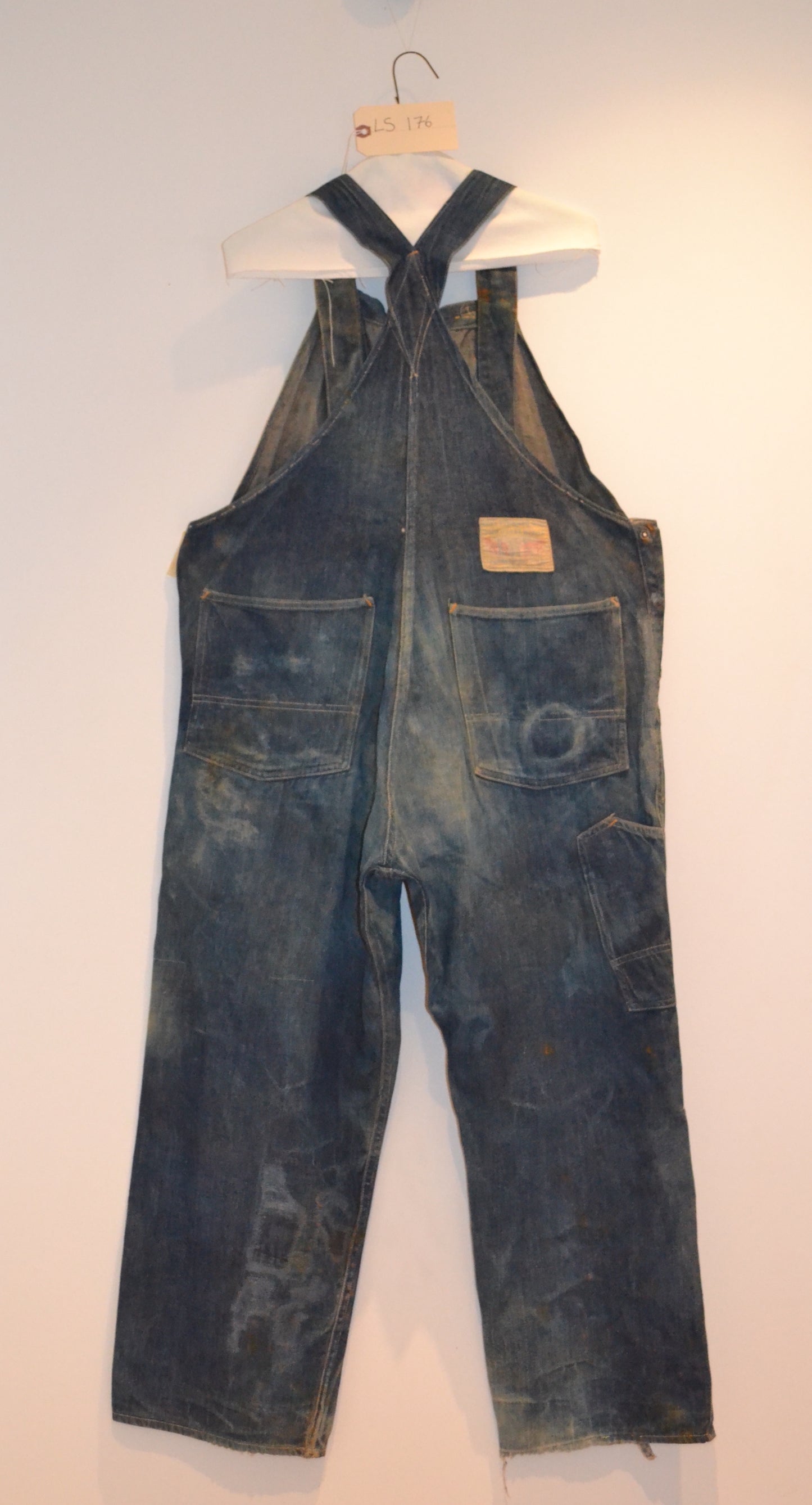 1915 Vintage Denim Overall 2 Horse brand LS176