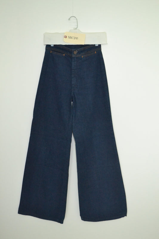1980's Snowbird Brand Super Wide, Super High Rise Denim Pant NN340