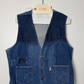 LS305 1970's Levis "Fresh Produce" buckle back vest