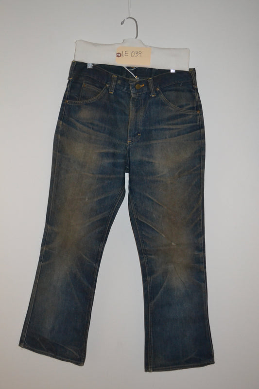 1960's Vintage Lee Jean in Broken Twill with a Faded Leather Patch LE039