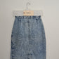 1980's Paris Blues Fashion Skirt NN223